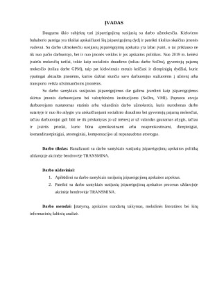 UŽDAROSIOS AKCINĖS BENDROVĖS TRANSMINA SU DARBO SANTYKIAIS SUSIJUSIŲ ĮSIPAREIGOJIMŲ APSKAITA. Paveikslėlis 3