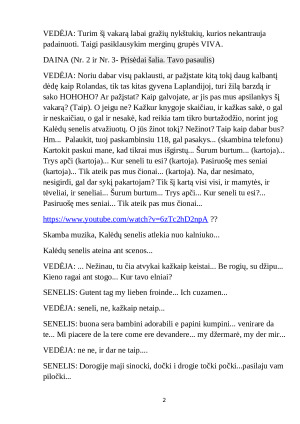 Miesto Kalėdų eglutės įžiebimas scenarijus. Paveikslėlis 2