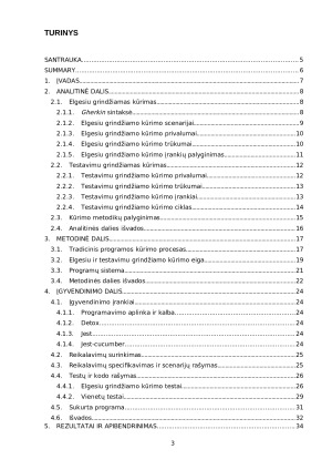 Programos kūrimas naudojant elgesiu ir testavimu grindžiamą kūrimo metodiką. Paveikslėlis 2