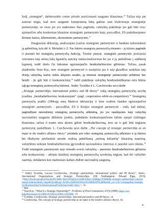 MAŽŲJŲ VALSTYBIŲ SUARTĖJIMAS SU DIDŽIOSIOMIS GALIOMIS KAIP LIETUVAI PAVYKO ĮTVIRTINTI STRATEGINĘ PARTNERYSTĘ SU JAPONIJA. Paveikslėlis 8