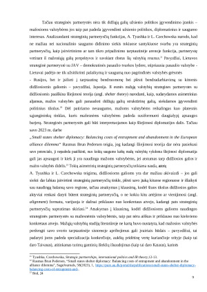 MAŽŲJŲ VALSTYBIŲ SUARTĖJIMAS SU DIDŽIOSIOMIS GALIOMIS KAIP LIETUVAI PAVYKO ĮTVIRTINTI STRATEGINĘ PARTNERYSTĘ SU JAPONIJA. Paveikslėlis 9