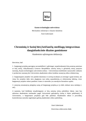 Chrominių ir fazinį būvį keičiančių medžiagų integravimas daugiafunkcinio dizaino gaminiuose. Paveikslėlis 3