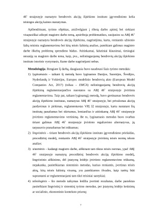 Akcinių bendrovių įstatymo 461 straipsnyje numatyto bendrovės akcijų išpirkimo instituto teorinės ir praktinės problemos. Paveikslėlis 9