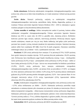 Perforacija dėl endoskopinės retrogradinės cholangiopankreatografijos. Paveikslėlis 3