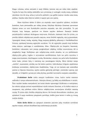 Šviesos medžioklė apie povaizdžio reiškinį tapyboje. Paveikslėlis 7