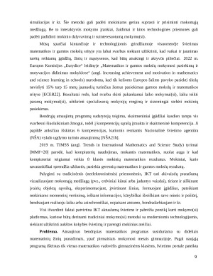 NUOTOLINIS MOKYMO(SI) KURSAS PIRMŲ GIMNAZIJOS KLASIŲ MOKINIŲ MATEMATIKOS ŽINIOMS GILINTI. Paveikslėlis 9