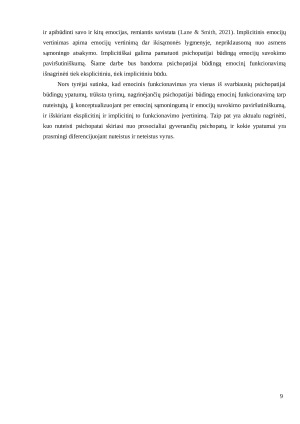 Psichopatijai būdingų emocinio funkcionavimo ypatumų analizė nuteistų vyrų imtyje. Paveikslėlis 9