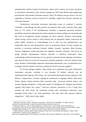 Lietuvos, Latvijos ir Estijos Ekonominė diplomatija. Institucijų analizė. Paveikslėlis 10