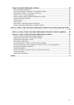 Lietuvos, Latvijos ir Estijos Ekonominė diplomatija. Institucijų analizė. Paveikslėlis 3
