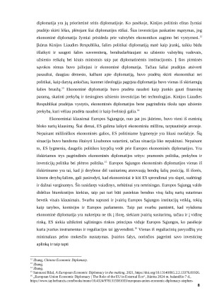 Lietuvos, Latvijos ir Estijos Ekonominė diplomatija. Institucijų analizė. Paveikslėlis 8