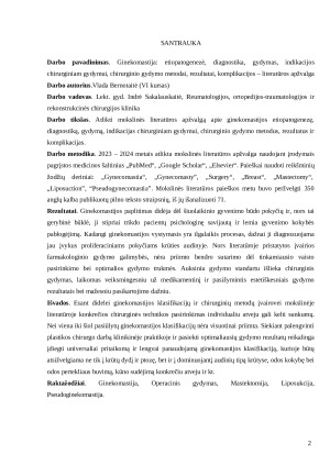 Ginekomastija etiopatogenezė, diagnostika, gydymas, indikacijos chirurginiam gydymui, chirurginio gydymo metodai, rezultatai, komplikacijos – literatūros apžvalga. Paveikslėlis 2