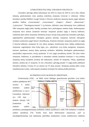 Ginekomastija etiopatogenezė, diagnostika, gydymas, indikacijos chirurginiam gydymui, chirurginio gydymo metodai, rezultatai, komplikacijos – literatūros apžvalga. Paveikslėlis 5