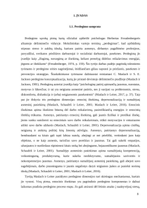 Transformacinio vadovavimo vaidmuo darbo reikalavimų ir perdegimo sąsajoms. Paveikslėlis 8