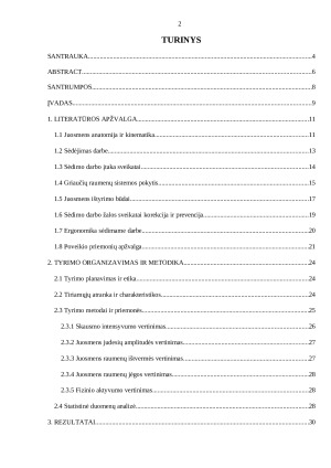 JAUNO AMŽIAUS SĖDIMĄ DARBĄ DIRBANČIŲ ASMENŲ JUOSMENS RAUMENŲ IŠTVERMĖS, JĖGOS IR JUDESIO AMPLITUDĖS KAITA, TAIKANT KINEZITERAPIJOS PROGRAMĄ SU VOLAIS. Paveikslėlis 2