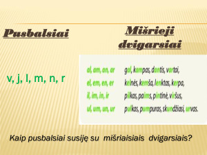 Pusbalsiai ir mišrieji dvigarsiai. Mokomoji medž. Paveikslėlis 5