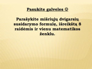 Pusbalsiai ir mišrieji dvigarsiai. Mokomoji medž. Paveikslėlis 9