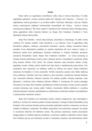 Moters vaizdavimas turkų ir lietuvių literatūroje Reşato Nuri Güntekino Čiauškutė ir Vinco Mykolaičio-Putino Altorių šešėly. Paveikslėlis 4