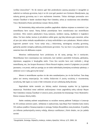 Moters vaizdavimas turkų ir lietuvių literatūroje Reşato Nuri Güntekino Čiauškutė ir Vinco Mykolaičio-Putino Altorių šešėly. Paveikslėlis 8