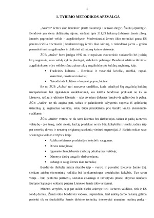 ŽŪB „AUŠRA“ FINANSINIŲ REZULTATŲ APSKAITA. Paveikslėlis 6