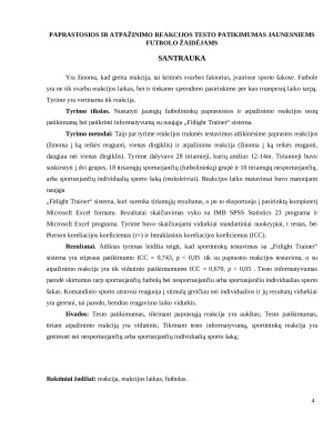 PAPRASTOS IR ATPAŽINIMO REAKCIJOS TESTO PATIKIMUMAS JAUNESNIEMS FUTBOLO ŽAIDĖJAMS. Paveikslėlis 4