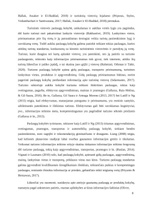 TURISTINĖS VIETOVĖS PASLAUGŲ KOKYBĖS IR PASITENKINIMO ĮTAKA KETINIMUI PAKARTOTINAI LANKYTIS VIETOVĖJE. Paveikslėlis 8