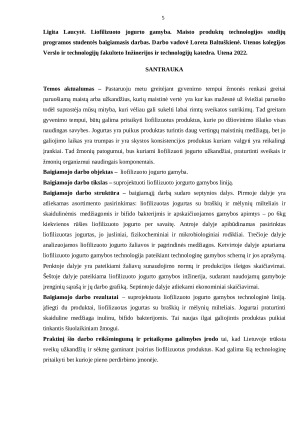 LIOFILIZUOTO JOGURTO GAMYBA. Paveikslėlis 5