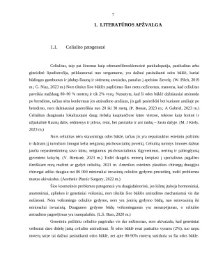ANTICELIULITINIO MASAŽO IR ĮVYNIOJIMO ŠALDANČIU GELIU POVEIKIS BRANDŽIAI CELIULITO PAVEIKTAI ODAI. Paveikslėlis 7