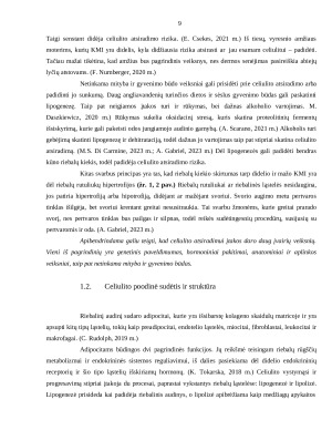 ANTICELIULITINIO MASAŽO IR ĮVYNIOJIMO ŠALDANČIU GELIU POVEIKIS BRANDŽIAI CELIULITO PAVEIKTAI ODAI. Paveikslėlis 9