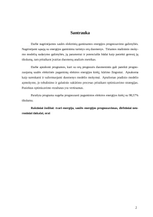 Saulės elektrinių dienos energijos prognozavimas pagal orų prognozių duomenis. Paveikslėlis 2