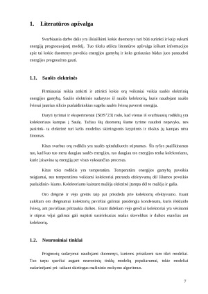 Saulės elektrinių dienos energijos prognozavimas pagal orų prognozių duomenis. Paveikslėlis 7