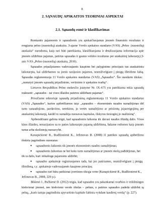 UAB „GEDLITO TRANSPORTAS“ SĄNAUDŲ APSKAITA. Paveikslėlis 8