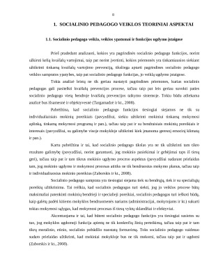 SOCIALINIO PEDAGOGO VAIDMUO VYKDANT KVAIŠALŲ PREVENCIJĄ X PROGIMNAZIJOJE. Paveikslėlis 8