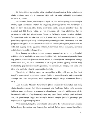 SAVANORIŲ MOTYVACIJOS VERTINIMAS SPORTO ORGANIZACIJOJE. Paveikslėlis 9