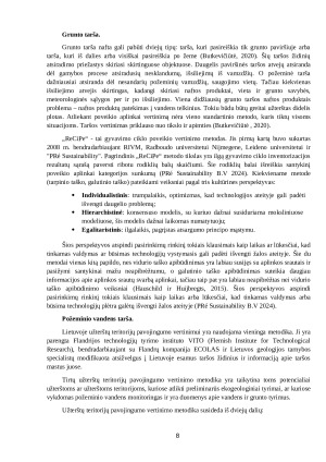 Požeminio vandens ir grunto užterštumo buvusioje naftos bazėje Šiaulių mieste analizė ir vertinimas. Paveikslėlis 8