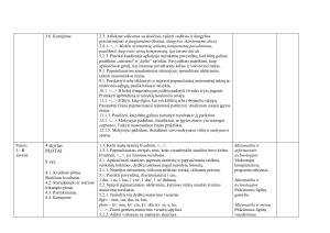 MATEMATIKOS MOKYMO 5 KLASĖJE  ILGALAIKIS PLANAS. Paveikslėlis 6