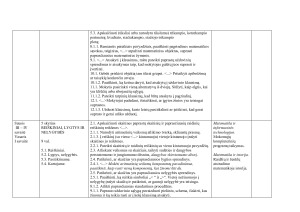 MATEMATIKOS MOKYMO 5 KLASĖJE  ILGALAIKIS PLANAS. Paveikslėlis 7