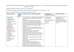 MATEMATIKOS MOKYMO(SI) ILGALAIKIS PLANAS 6 KLASEI . Paveikslėlis 4