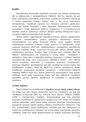 Hipoidinės pavaros gedimų šablono atpažinimas naudojant autoenkoderj ir giliuosius neuroninius tinklus. Paveikslėlis 5