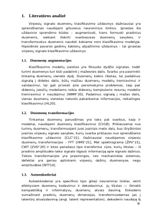 Hipoidinės pavaros gedimų šablono atpažinimas naudojant autoenkoderj ir giliuosius neuroninius tinklus. Paveikslėlis 9