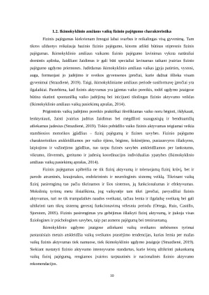 IKIMOKYKLINIO AMŽIAUS VAIKŲ FIZINIO PAJĖGUMO LAVINIMO GALIMYBĖS TAIKANT JUDRIUOSIUS ŽAIDIMUS. Paveikslėlis 10