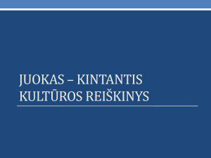 N. Toleikytė. Gebėjimų suvokti juoką ugdymas 8 klasėje mokomoji medž. Paveikslėlis 5