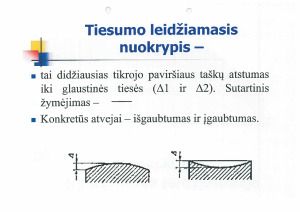 Metalo detalės formos ir tarpusavio padėties tikslumas. Paveikslėlis 5