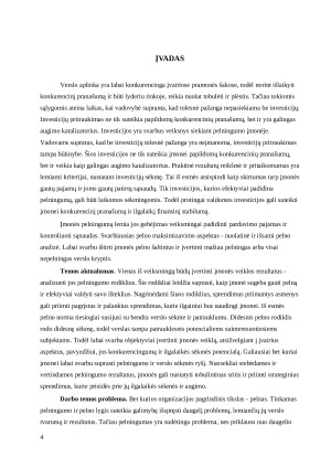 Pelningumo bei jam įtaką darančių išorinių veiksnių vertinimas. Paveikslėlis 5