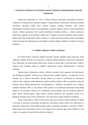 Valdovo viešasis gyvenimas ankstyvaisiais viduramžiais V. Europoje. Paveikslėlis 3