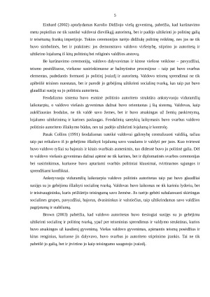 Valdovo viešasis gyvenimas ankstyvaisiais viduramžiais V. Europoje. Paveikslėlis 4