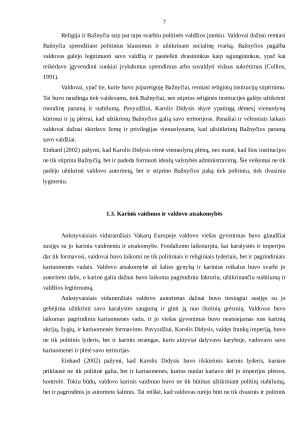 Valdovo viešasis gyvenimas ankstyvaisiais viduramžiais V. Europoje. Paveikslėlis 6