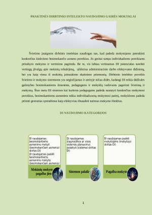 PRAKTINĖS DIRBTINIO INTELEKTO NAUDOJIMO GAIRĖS MOKYKLAI