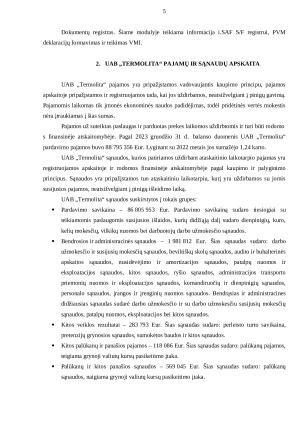 Apskaitos praktikos ataskaita. UAB TERMOLITA. Paveikslėlis 5