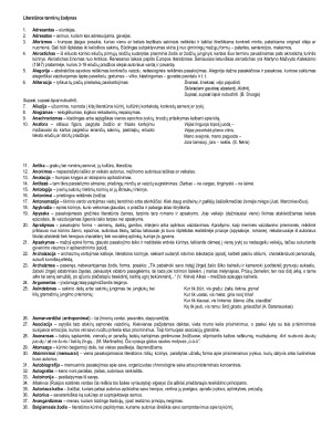 Literatūros terminų žodynas