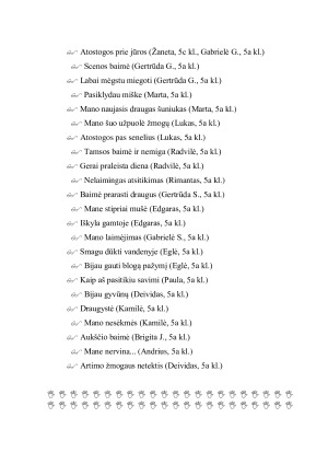 KAS GALI SUKELTI STRESĄ. Pamokų planai 5 kl. Paveikslėlis 4